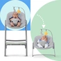 Стілець для годування Kinderkraft з шезлонгом Livy Calmee Aster Pink (5902533919635) - зменшене зображення 7