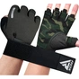 Рукавички для фітнесу RDX T2 Half Army Green XL (WGA-T2HA-XL) - зменшене зображення 7
