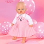 Аксесуар до ляльки Zapf Одяг для ляльки Baby Born - Сукня з зайкою (832868) - зменшене зображення 4