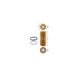Фільтр масляний Mahle OX381DECO зображення 1