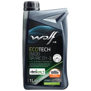 Моторна олива Wolf ECOTECH 0W20 SP/RC D1-3 1л (1049889) зображення 1