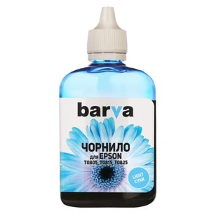 Чорнило Barva EPSON T0815 LIGHT CYAN 90г (E081-328) зображення 1