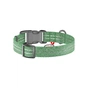 Нашийник для тварин WAUDOG Re-cotton з QR паспортом світловідбивний Ш 25 мм Д 37-58 см зелений (029418) - зменшене зображення 2