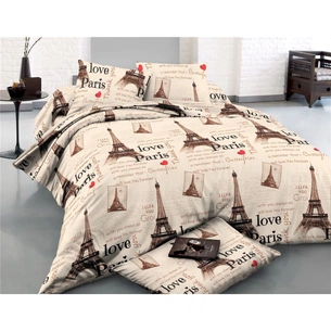 Постільна білизна MirSon Сатин 22-1291-1 Paris 2х143х210 (2200004110301) зображення 1