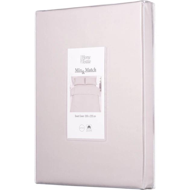 Підковдра Ardesto Mix&Match сатин 160х220 см айворі (ART1622DVC) - picture 6