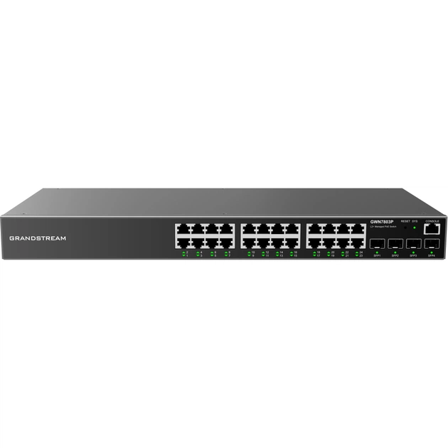 Комутатор мережевий Grandstream GWN7803P - зображення 1