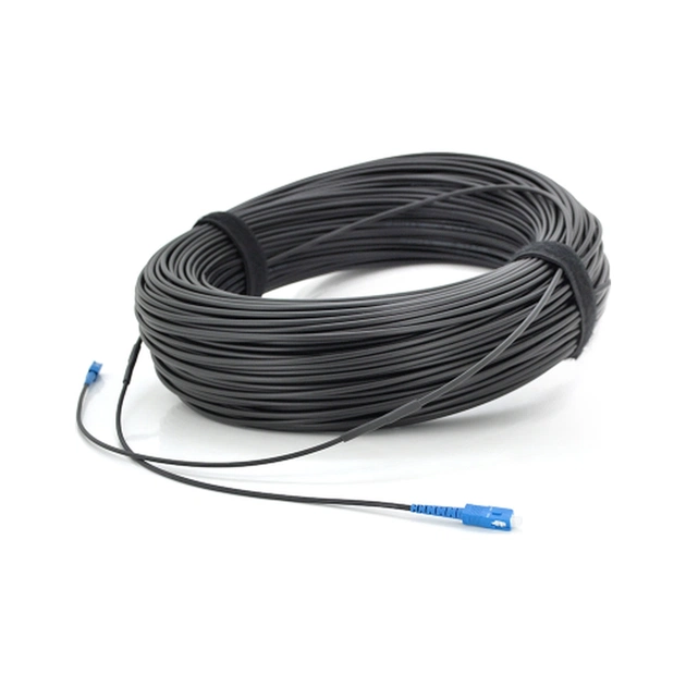 Оптический патчкорд LC/UPC-LC/UPC, Simplex, Singlemode, 50м OK-Net (ОКТ-Д(0,5)-1Е-50 LC) - изображение 1