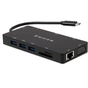 Концентратор Vinga USB-C 3.1 to VGA+HDMI+RJ45+3xUSB3.0+USB2.0+SD/TF+PD100W+Audio (VHYC10) - зменшене зображення 3