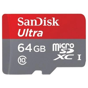 Карта пам'яті SanDisk 64GB microSD class 10 UHS-I Ultra (SDSQUNC-064G-GN3MN) зображення 1
