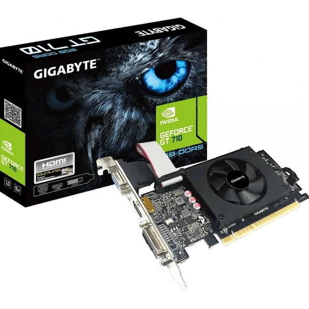 Відеокарта GeForce GT710 2048Mb GIGABYTE (GV-N710D5-2GIL) - изображение 1