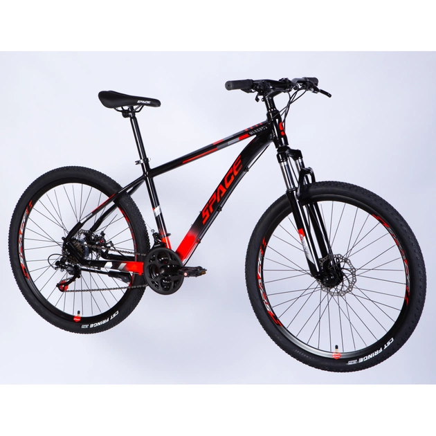 Велосипед Space 27.5" MERCURY DD FR рама-17" AL 2026 чорно-червоний (OPS-SP-27.5-076) - изображение 2