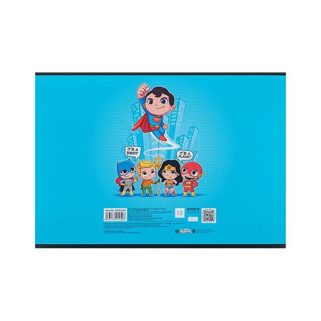 Альбом для малювання Kite DC Comics, 12 аркушів (DC24-241) - picture 8