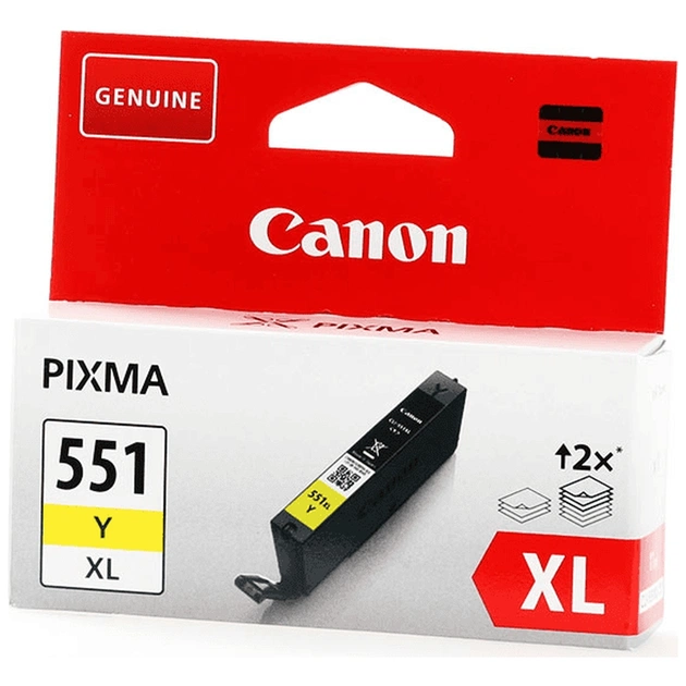 Картридж Canon CLI-551XL Yellow 11 ml (6446B001) - зображення 1