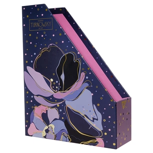 Лоток для паперів Yes Viola вертикальний, картон фольга (707324) зображення 1