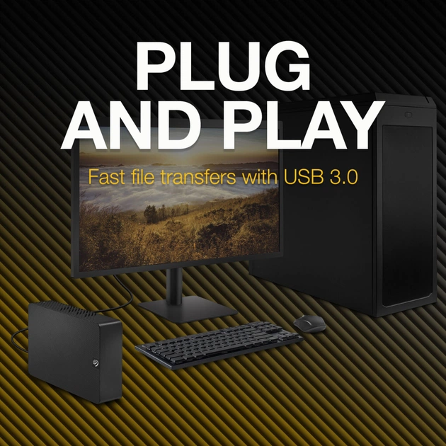 Зовнішній жорсткий диск 3.5" 8TB Expansion Desktop Seagate (STKP8000400) - picture 9