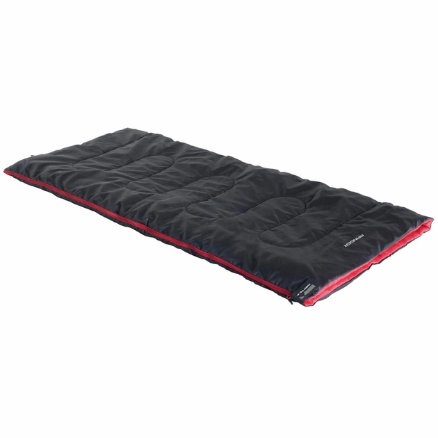 Спальний мішок High Peak Ranger/+7°C (Left) Anthra/Red (928260) - зображення 1