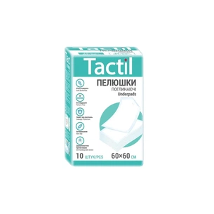 Пелюшки для малюків Tactil 60*60 см 10 шт (4820183970466) зображення 1