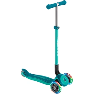 Самокат Globber Primo Foldable Plus Lights зелений (439-107) зображення 1