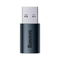 Перехідник USB 3.1 M to USB-C F blue Baseus (ZJJQ000103) - зменшене зображення 3