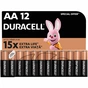 Батарейка Duracell AA лужні 12 шт. в упаковці (5000394006546 / 81551275) - уменьшенное изображение 1