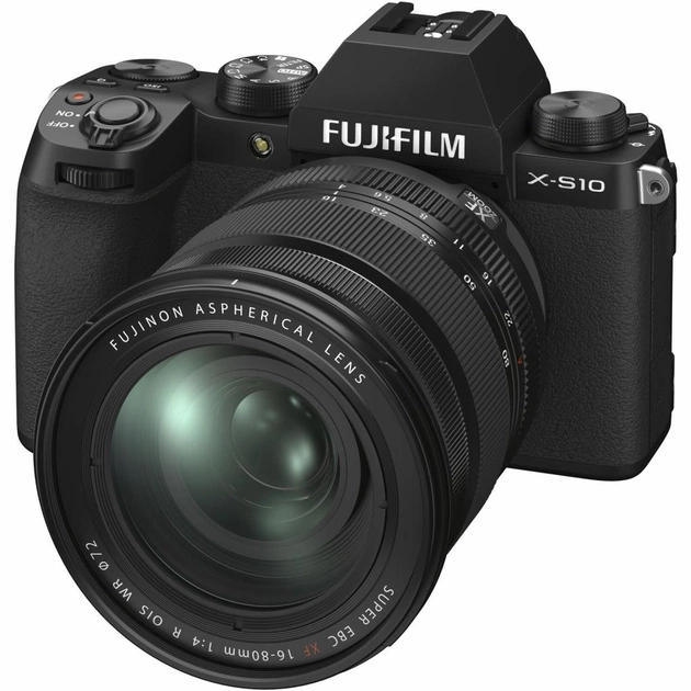 Цифровий фотоапарат Fujifilm X-S10 + XF 16-80mm F4.0 Kit Black (16670077) - изображение 1