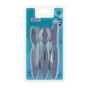 Набір дитячого посуду Lovi столові прибори (виделка+ніж+ложка) блакитні (31/418_blu) - зменшене зображення 3