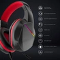 Навушники GamePro HS311 RGB Black/Red (HS311) - зменшене зображення 12