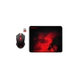 Мишка Defender M601WL-BA Wireless + mouse pad Black/Red (78227) - зменшене зображення 1