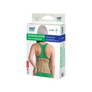 Корсет MedTextile Корсет ортопедичний (зігрів., з ребрами жорсткості), ро (4820137290534) изображение 1
