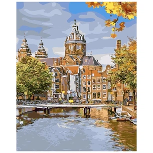 Картина по номерам Strateg Осінь над містом 40х50 см (SY6248) зображення 1