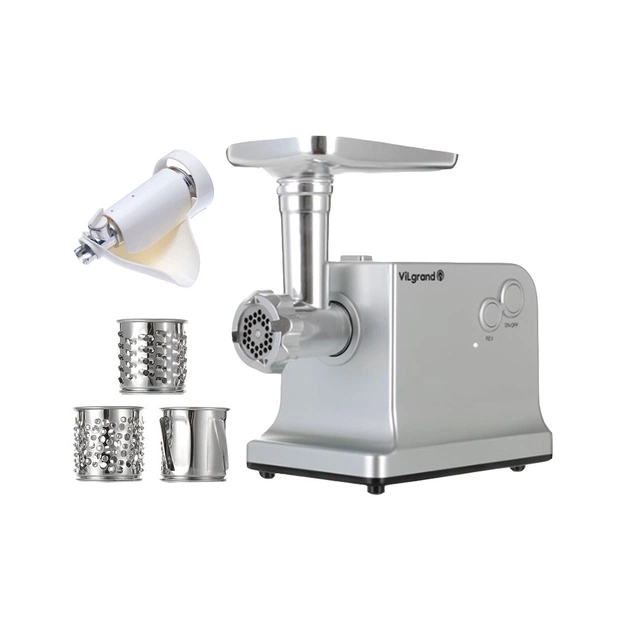 М'ясорубка Vilgrand V221-PMG silver - зображення 1