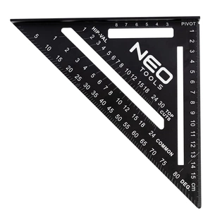 Косинець Neo Tools 15 см, 18.3x18.3x2.2 см, 45 і 90° (72-102) зображення 1