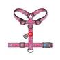 Шлея для собак WAUDOG Nylon анатомічна H-подібна з QR-паспортом "Єдинороги" пластиковий фастекс XL (323-0013) - уменьшенное изображение 2