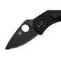 Ніж Spyderco Ambitious FRN Black Blade Serrator (C148SBBK) - уменьшенное изображение 3