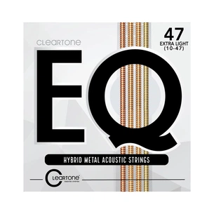 Струни для гітари Cleartone EQ Hybrid Metal Acoustic Ultra Light (10-47) (7810) зображення 1