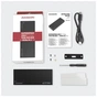 Кишеня зовнішня AXAGON USB-C 3.2 Gen 2 metal box for M.2 NVMe SSD THIN RIB (EEM2-GTR) - зменшене зображення 4
