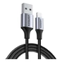 Дата кабель USB 2.0 AM to Lightning 2.0m US199 2.4A Black Ugreen (60158) - зменшене зображення 1