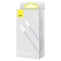 Кабель Baseus Dynamic USB Type-C - Lightning (M/M), 20W, 2 м Purple (CALD000105) - зменшене зображення 2