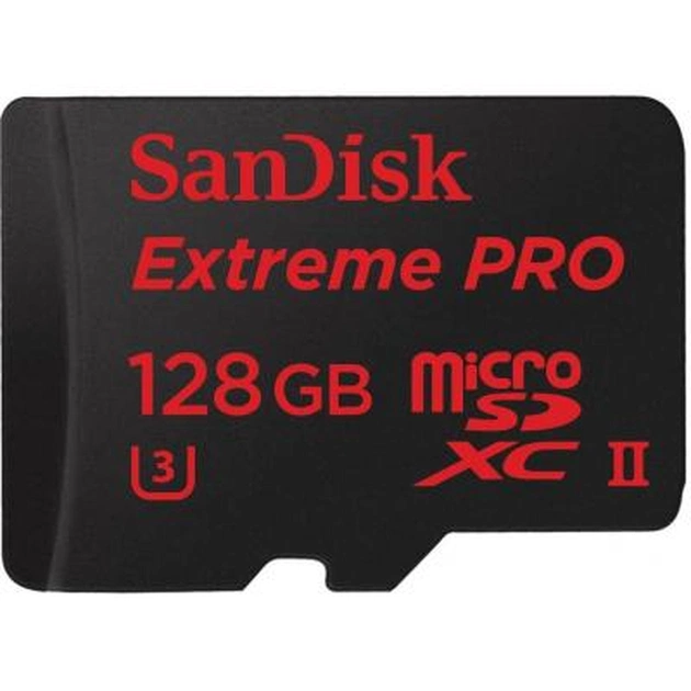 Карта пам'яті SanDisk 128GB microSDXC class 10 UHS-I 4K Extreme Pro (SDSQXXG-128G-GN6MA) - изображение 1