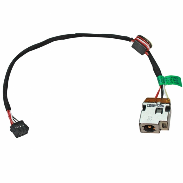 Роз'єм живлення ноутбука з кабелем HP Envy PJ484 (4.8mm x 1.7mm), 6-pin, 17 см (A49111) - зображення 1