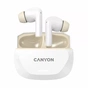 Навушники Canyon Hexagon 7 TWS ANC+ENC Wireless Charge White/Beige (CNS-TWS7WB) - зменшене зображення 1