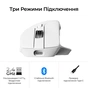 Мишка Keychron M6S Wireless/Bluetooth/USB White (M6S-B72) - зменшене зображення 9