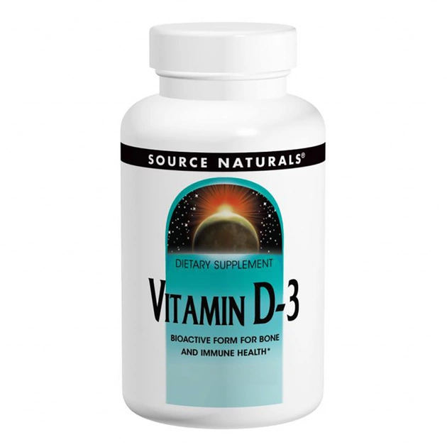 Витамин Source Naturals Витамин D-3 2000IU, 100 капсул (SN2144) - изображение 1
