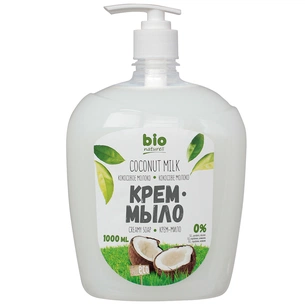 Рідке мило Bio Naturell Кокосове молоко 1000 мл (4820168432613) зображення 1