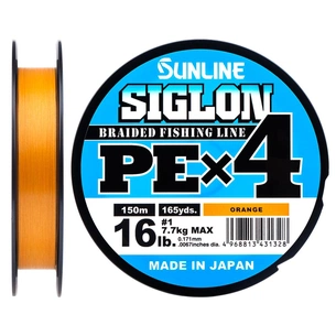 Шнур Sunline Siglon PE н4 300m 2.0/0.242mm 35lb/15.5kg помаранчевий (1658.09.57) зображення 1