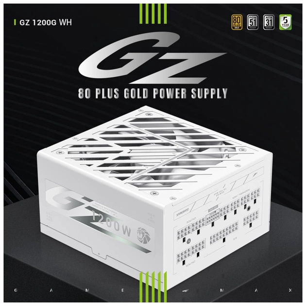 Блок питания Gamemax 1200W (GZ 1200G WH) - изображение 3