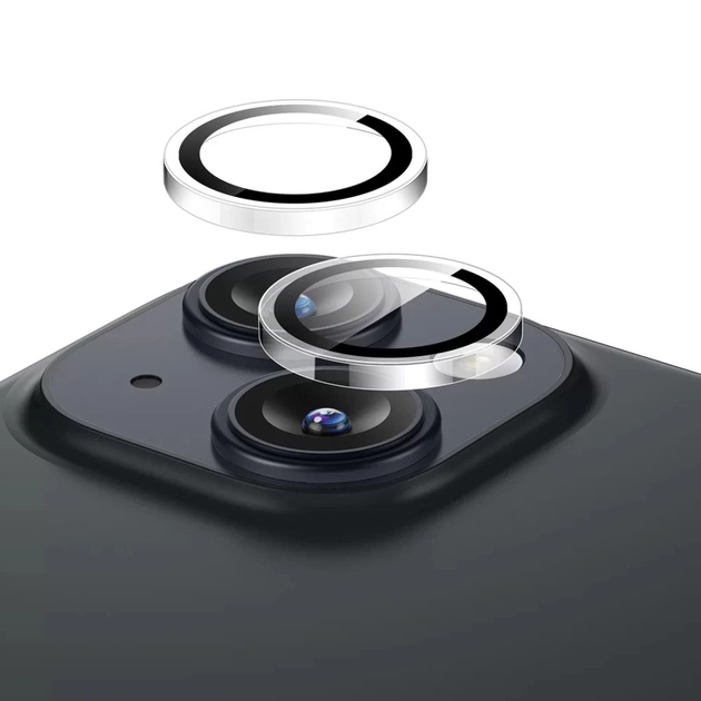 Стекло защитное Armorstandart for Camera AR iPhone 15 / 15 Plus Clear (ARM76285) - изображение 1