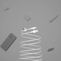 Дата кабель USB 2.0 AM to Lightning 1.0m white Belkin (CAA010BT1MWH) - preview 8