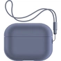 Чохол для навушників Armorstandart Silicone Case with straps для Apple Airpods Pro 2 Dark Purple (ARM68611) - зменшене зображення 1
