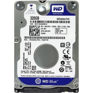 Жорсткий диск для ноутбука 2.5" 320GB WD (#WD3200LPVX-FR#) зображення 1
